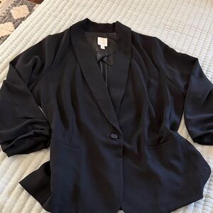 LC Lauren Conrad Classic Black Blazer